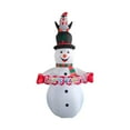 thumbnail image 2 of Muñeco de nieve inflable, inflables de Navidad, resistente a la intemperie, gran muñeco de nieve, decoración navideña para fiesta, césped, Patio, Muñeco de nieve de 24 m., 2 of 8