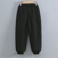 thumbnail image 6 of XEGLSBU Insulated Snowpants with Reinforced Knees - Windproof Winter Pants for Boys and Girls Black Size 5-6 Years, 6 of 9