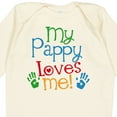 thumbnail image 4 of Inktastic My Pappy Loves Me Boys or Girls Long Sleeve Baby Bodysuit, 4 of 5