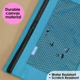 thumbnail image 6 of BAZIC 3 Ring Pencil Pouch, Mesh Window, Pastel Color, 6-Pack, 6 of 8