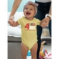thumbnail image 2 of 4Th July Stripes Flag Bodysuit Infant -Image by Shutterstock,  18 Months, 2 of 4