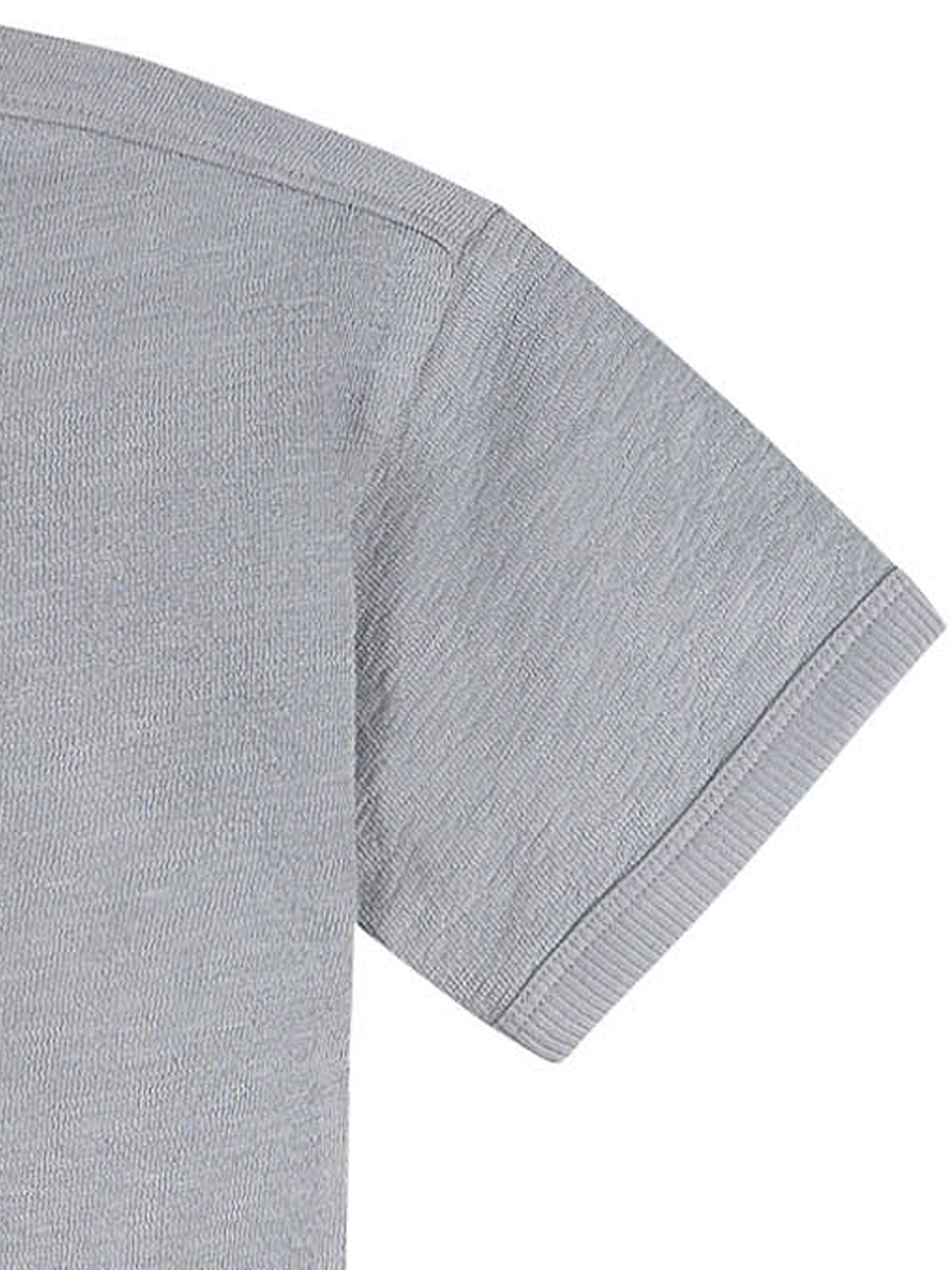Modern Moments by Gerber Baby and Toddler Boy Loose Fit Ringer Organic Top, Sizes 0/3 Months - 5T