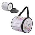 thumbnail image 2 of ZIATUBLE Floral Hummingbird Paper Dispenser Roll Round Paper Towel Storage Bag Universal Carrying and Storage Case Lightweight Camping Toilet Paper Holder Protection Decor Accessories, 2 of 7
