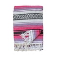 thumbnail image 4 of Manta Del Mex, 178 x 127 cm, tejida auténtica, rosa y violeta, 4 of 4