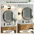 thumbnail image 7 of KAISITE Modern 1-Light Dimmable LED Bathroom Vanity Light, Waterproof Lamps for Bathroom, Acrylic Lampshade, 7 of 7