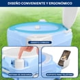 thumbnail image 3 of Inodoro Portatil de 15L para Camping y RV SereneLife, Asiento Extra Grande a Prueba de Fugas, Pulverizador, Embudo, Descarga Completa, Ranura para Teléfono, Ideal para Viajes, 3 of 7