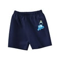 thumbnail image 2 of YUSIM Toddler Boys Play Shorts- Cotton Cute Print Casual Elastic Waist Kids Suumer Shorts Navy Size 2 T, 2 of 3