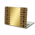 thumbnail image 3 of KSK KAISHEK Hard Shell Case Only for Newest MacBook Air 13 inch 2022/2021/2020/2019/2018 A1932/A2179/A2337 m1, Golden A 16, 3 of 5