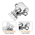 thumbnail image 4 of Unique Bargains Twist Latches, Iron Spring Loaded Butterfly Twist Latch for Box, 2.2x2' 2Pcs, 4 of 6