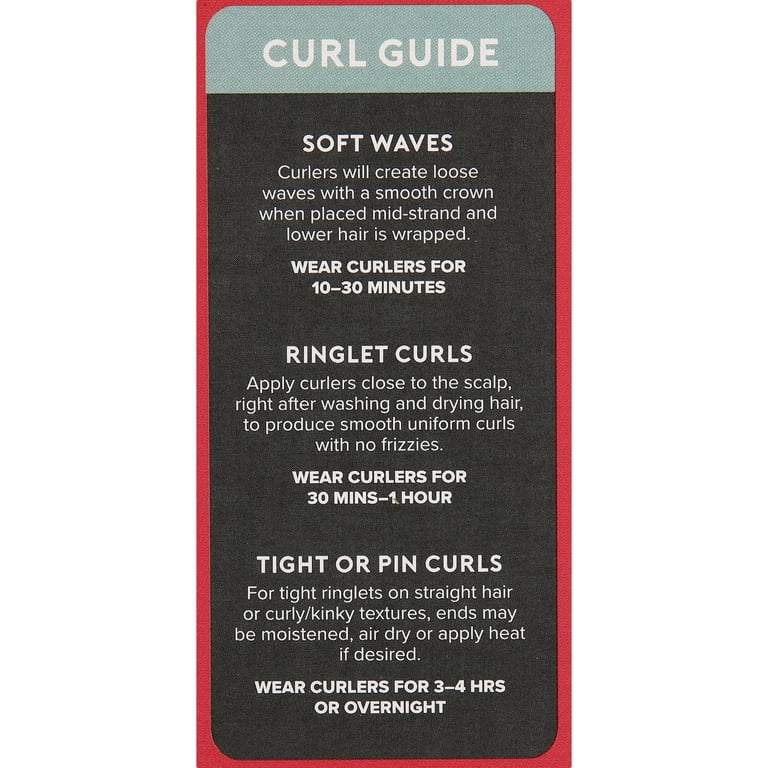 Spoolies Heatless 1 5/8" Soft Twist Hair Curler Roller, 9 Piece Set, Blue -  Walmart.com