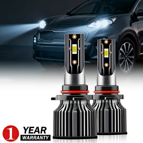 For Kia Sportage 2017-2022 Front LED Headlight High&Low Beam Bulbs 6500K White