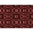 thumbnail image 1 of Ahgly Company Tapis d'Intérieur Rectangulaire Transitionnel Rouge Brique Feu Lavable à la Machine, 7 Pieds x 10 Pieds, 1 of 7