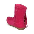 thumbnail image 3 of New Girls Faux Suede Fringed Moccasin Tall Boot -18067 By Jelly Beans Collection, 3 of 5
