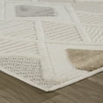 thumbnail image 3 of Rug Branch Maison Geometric Indoor Area Rug, Cream Beige, Modern - Living Room, Bedroom, Dining Room, and Kitchen, 3 of 5