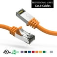 thumbnail image 1 of ACCL 2Ft Cat.8 S/FTP Ethernet Network Cable Orange 26AWG, 5 Pack, 1 of 1