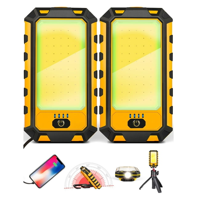 Lámpara de trabajo Innofox LED recargable de 40 W y 1500 lúmenes, color naranja