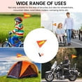 thumbnail image 4 of Reflective Bicycles Safety Flag Adjustable Up To 6 ft Poles Weather Resistant For Camping Wheelchair High Visibility, 4 of 8