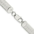 thumbnail image 4 of Auriga 925 Sterling Silver 8.75mm Magic Herringbone Chain Bracelet 8inch for Women, 4 of 6