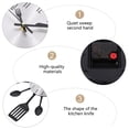 thumbnail image 4 of 1Pc Creative Wall Hanging Clock Kitchen Cutlery Wall Clock with Forks and Spoons, 4 of 6
