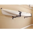 thumbnail image 2 of Suspenz Kayak Canoe SUP Storage Rack, Flat Wall Hanger/Hook, Safety Straps, Black, 125lb Capacity, 2 of 3