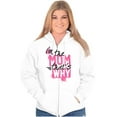 thumbnail image 4 of I'm the Mom That's Why Funny Mother Womens Plus Size Graphic Zipper Hoodie Brisco Brands 2X, 4 of 5