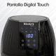 thumbnail image 4 of Freidora De Aire Pantalla Digital Air Fryer Cocina Saludable BioAura FREI01, 4 of 6