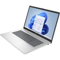 thumbnail image 3 of HP 17.3" FHD 1920 x 1080 Laptop | Intel Core i3-1215u Processor (beats i3-N305) | Intel UHD Graphics | 8GB RAM | 256GB SSD | Windows 11 Home | Natural Silver | Numeric keypad, 3 of 4
