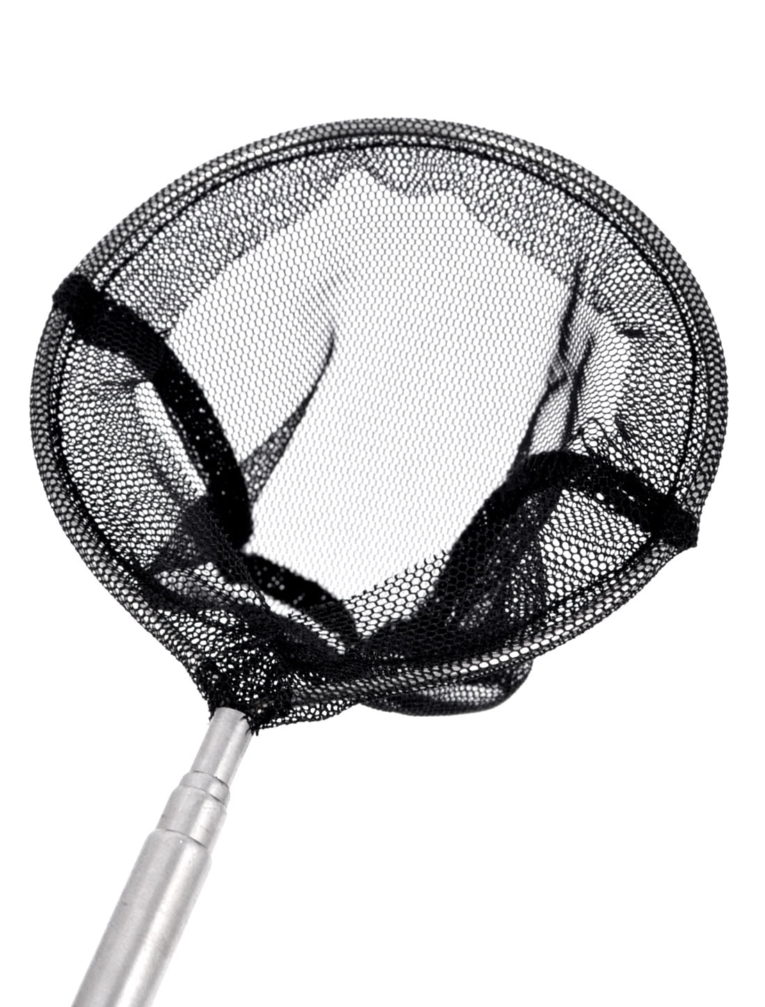 Unique Bargains Round Frame Telescopic Handle Nylon Goldfish Landing Net for Aquarium