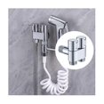 thumbnail image 4 of Mini Multi-function Faucet Brass 1 Into 2 Out Dual Control Washing Machine Chrome Tap For Washing Machine And Toilet-b, 4 of 5