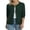 Green, variant on Women’s 100% Cotton Lightweight Button-Front Cardigan Sweater,crew neck Long Sleeve Knit