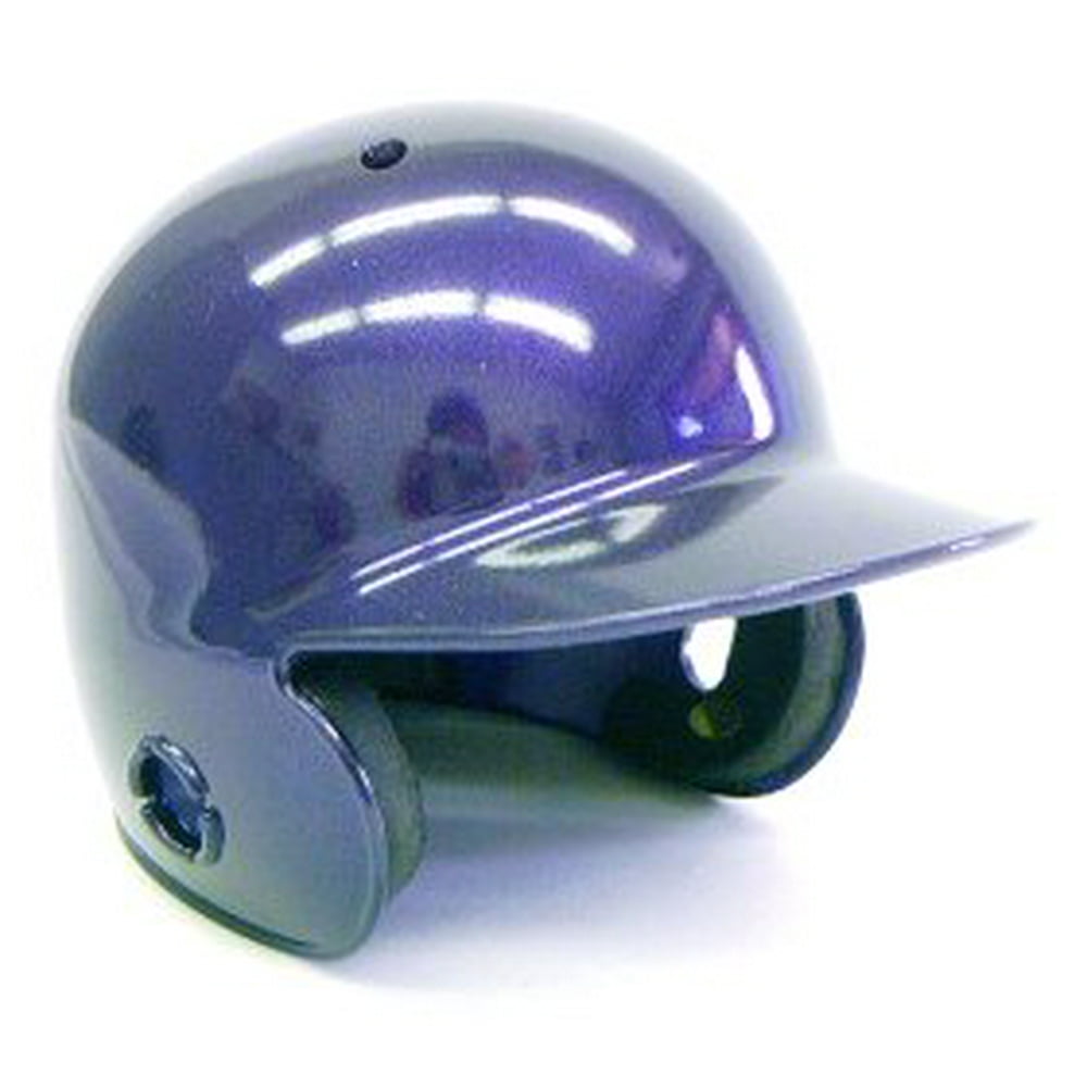 Mini Batting Helmet Purple Metallic
