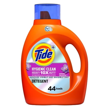 Tide Spring Meadow Liquid Laundry Detergent (Pack 1) - 44 Loads, 69fl