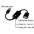 thumbnail image 5 of DC 5V USB Wireless Remote Control Switch Driver Power on Off for LED Light, Strip Reading Lamp, Light Fan & More, 5 of 5