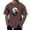 Brown, variant on Men's Summer Round Neck Short Sleeve Men's Fashion Outdoor Leisure Eagl E Pattern T Shirt Mens Compression T Shirt Rub Some Dirt on It Shirt Custom T Shirt Shirts for Men Big And Tall Large Shirts for