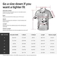 thumbnail image 6 of Lsque Pandas pattern Hawaiian Shirt for Men, Unisex Summer Beach Casual Short Sleeve Button Down Shirts-XX-Large, 6 of 9