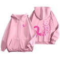 thumbnail image 2 of Miaoju Women Cotton Solid Oversize Hoodie Zipper Up Women Hoodies Cotton Pullover, 2 of 7