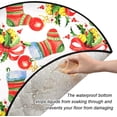 thumbnail image 3 of Watercolor Xmas Socks Christmas Tree Mats Waterproof Tree Skirt, Christmas Winter Holiday Xmas Tree Stand Tray Mat Floor Protector Pad for Holiday Party Decoration, 28.3", 3 of 6