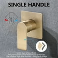 thumbnail image 6 of Cerypsa Wall Mount Waterfall Bathtub Faucet, Single Handle Bathroom Sink Faucet,Brushes Gold, 6 of 7