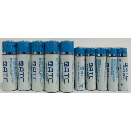 ATC Alkaline Max Battery Set of 40   (20 Count AA / 20 Count (Best Aa Alkaline Batteries 2019)