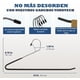 thumbnail image 3 of Ganchos para Pantalones, Set de 20 Perchas para Pantalones, Ganchos de Goma Antideslizantes para Ropa y Organizador de Pantalones, Ganchos para Falda y Pantalones de Extremo Abierto (20), 3 of 7