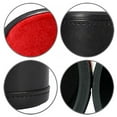 thumbnail image 5 of 16mm Poker Dice Ivory Tone Rounded Corners with Storage Pouch, Bundled in Black PU Leather Dice Cup Plush Red Felt Lined, 5 of 6