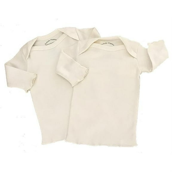 Infant Lap Tees Long Sleeve - 2 Pack Natural