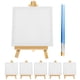 thumbnail image 1 of GOOHOCHY 1 juego de mini caballete, mini caballete, mini caballetes, kit de pintura sobre lienzo, juego de pintura para adultos y niños, 1 of 8