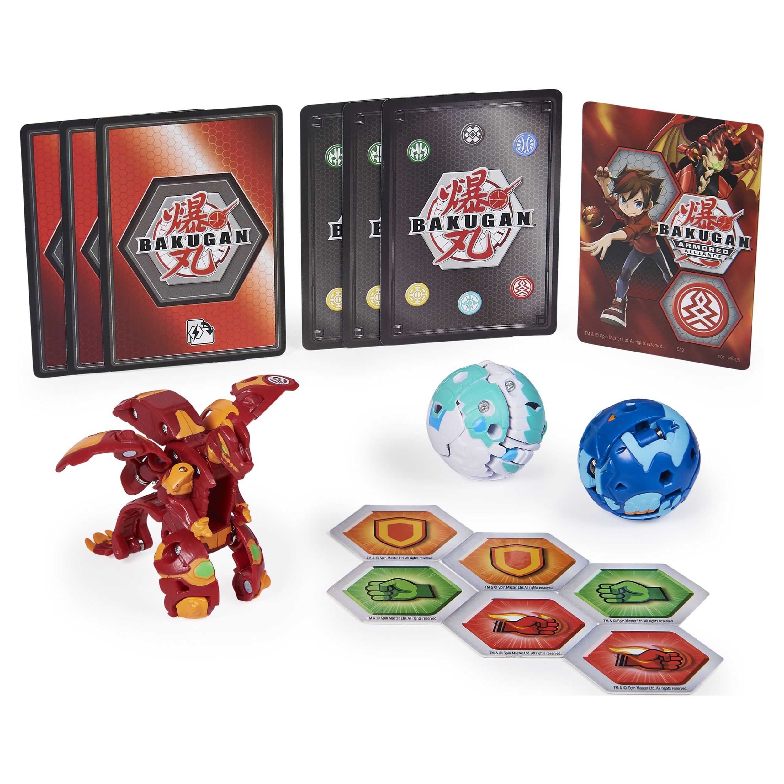 Bakugan Starter Pack 3-Pack, Dragonoid Ultra, Armored Alliance Collectible Action Figures - image 2 of 5