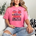 thumbnail image 2 of An Apple A Day, If Thrown Hard Enough, Funny Quote, Crunchberry Comfort Colors T-Shirt, Small, 2 of 3