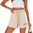 thumbnail image 5 of Aimik Casual Shorts for Women Fashion Elastic Waist Comfortable Short Pants with Pockets Summer Loose Fit Athletic Bottoms, 5 of 5