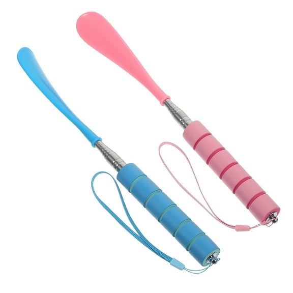 HEANUJJ Extendable Stainless Steel Shoe Horn with Long Handle for Easy Use 2Pcs