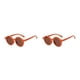 thumbnail image 3 of Qarigey Gafas de sol ópticas redondas Gafas de bebé Adorable Protección Accesorios de ropa para protección de ojos Naranja Rojo Rojo naranja 2piezas Qarigey CBP395348, 3 of 6