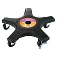 thumbnail image 2 of Plantstand 14410 14 in Black 5-Wheel Single Plant Caddy, 2 of 4