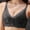 Black, variant on Womens Bras Comfortable Lace Bras for Older Women Padded Snap Closing Bra Full Coverage Wirefree Everyday Bra 38/85C